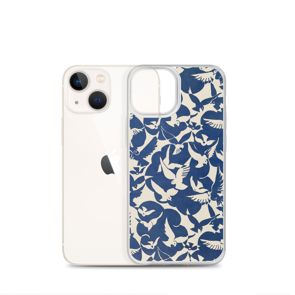 Accessories    Clear Case for iPhone® - Pigeons in White and Blue from Rijksmuseum -  The Culturalife