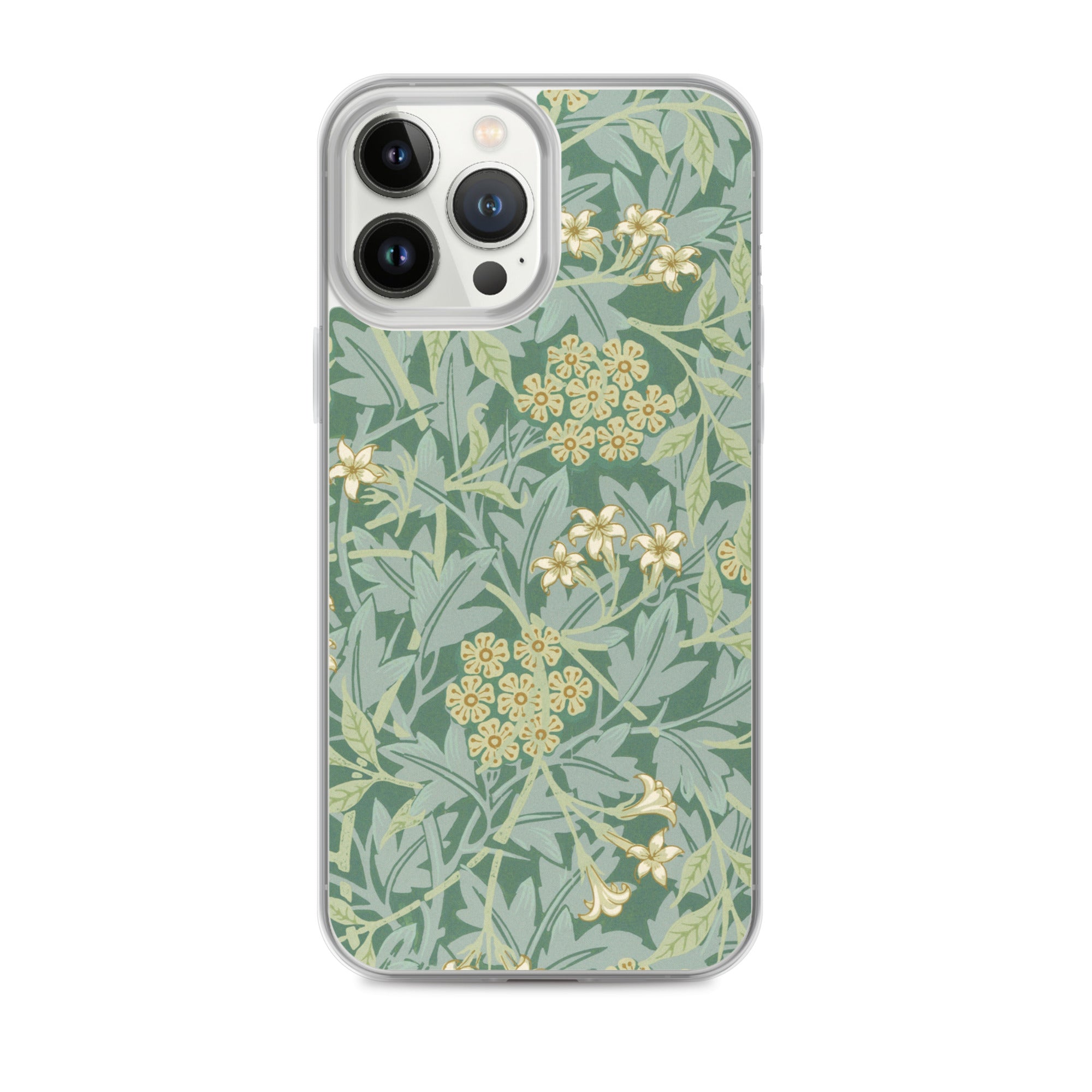 Accessories    Clear Case for iPhone®  - Jasmine Pattern by William Morris -  The Culturalife