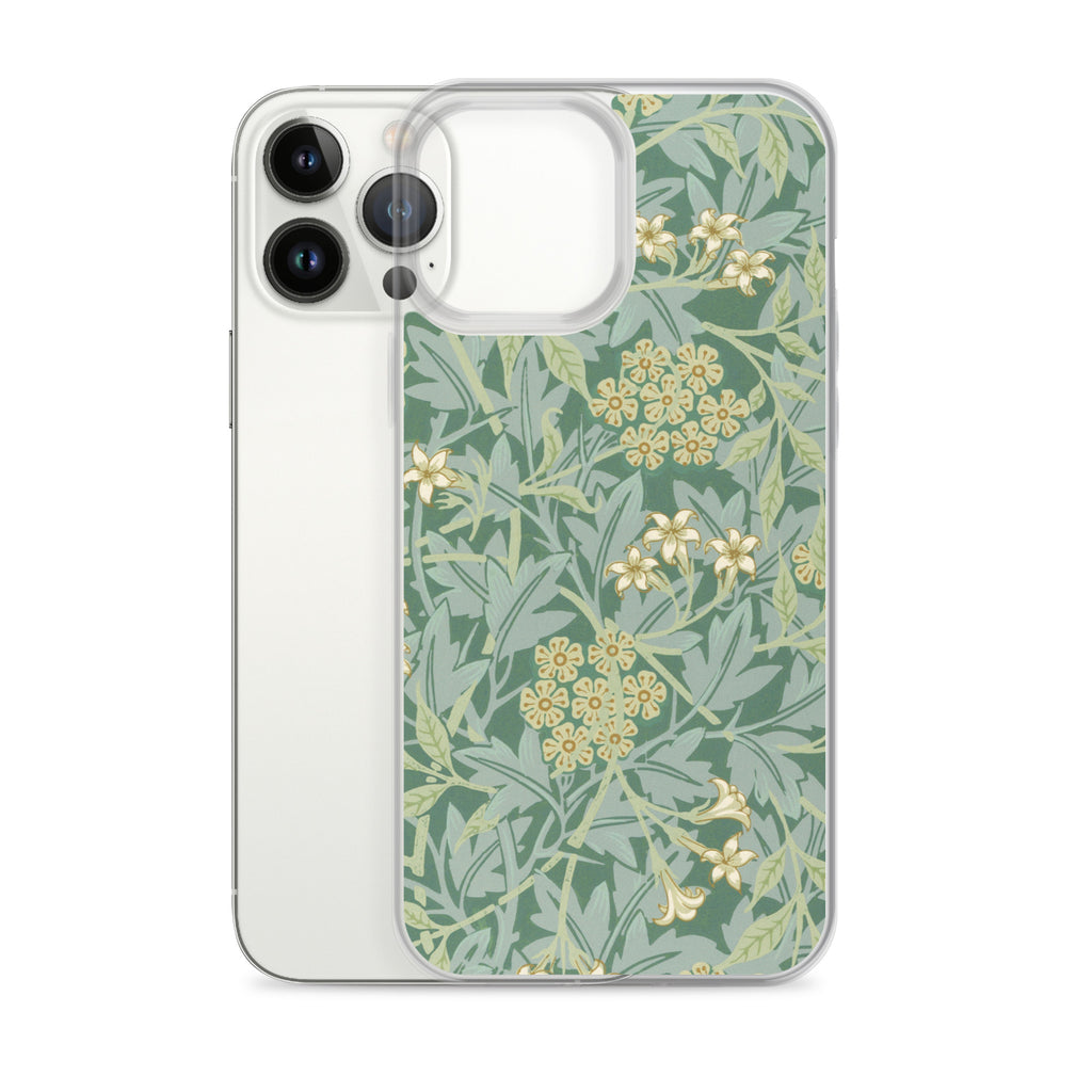 Accessories    Clear Case for iPhone®  - Jasmine Pattern by William Morris -  The Culturalife