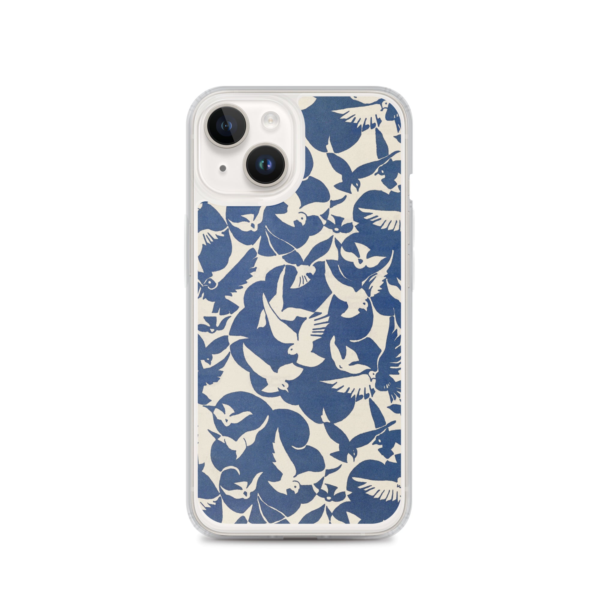 Accessories    Clear Case for iPhone® - Pigeons in White and Blue from Rijksmuseum -  The Culturalife