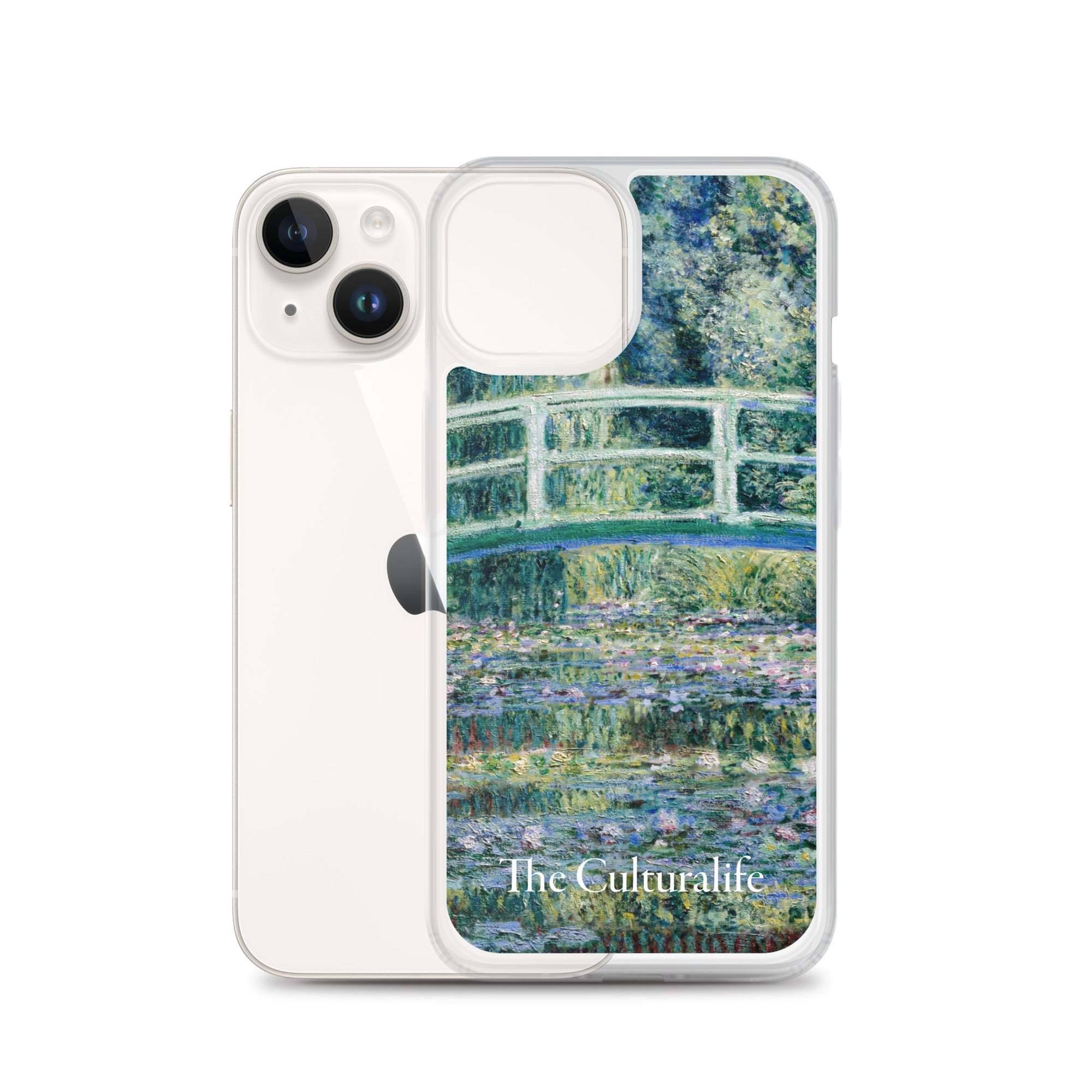     Clear Case for iPhone® - Water Lilies and Japanese Bridge by Claude Monet -  The Culturalife