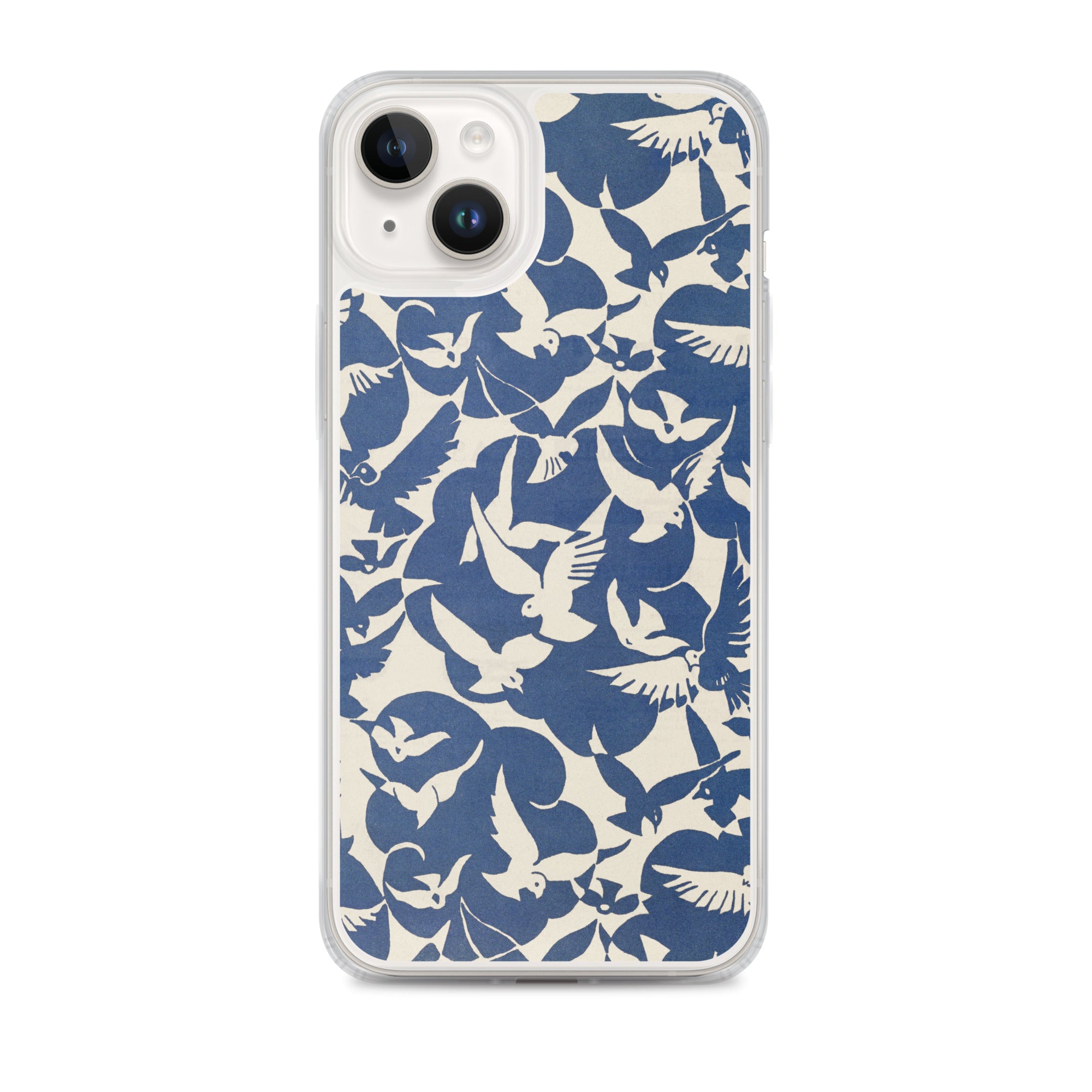 Accessories    Clear Case for iPhone® - Pigeons in White and Blue from Rijksmuseum -  The Culturalife