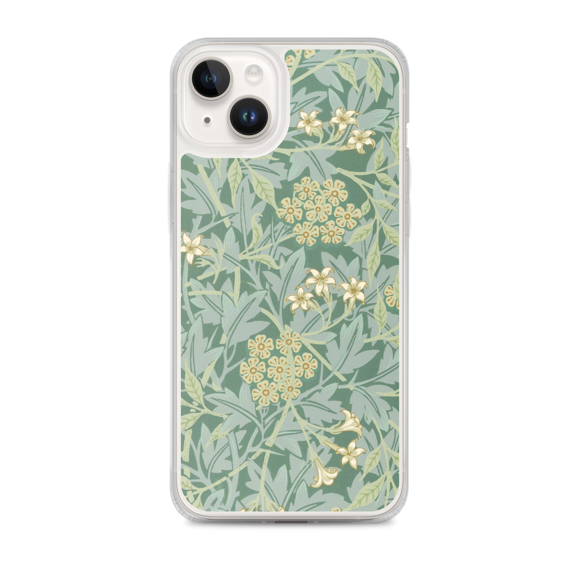 Accessories    Clear Case for iPhone®  - Jasmine Pattern by William Morris -  The Culturalife