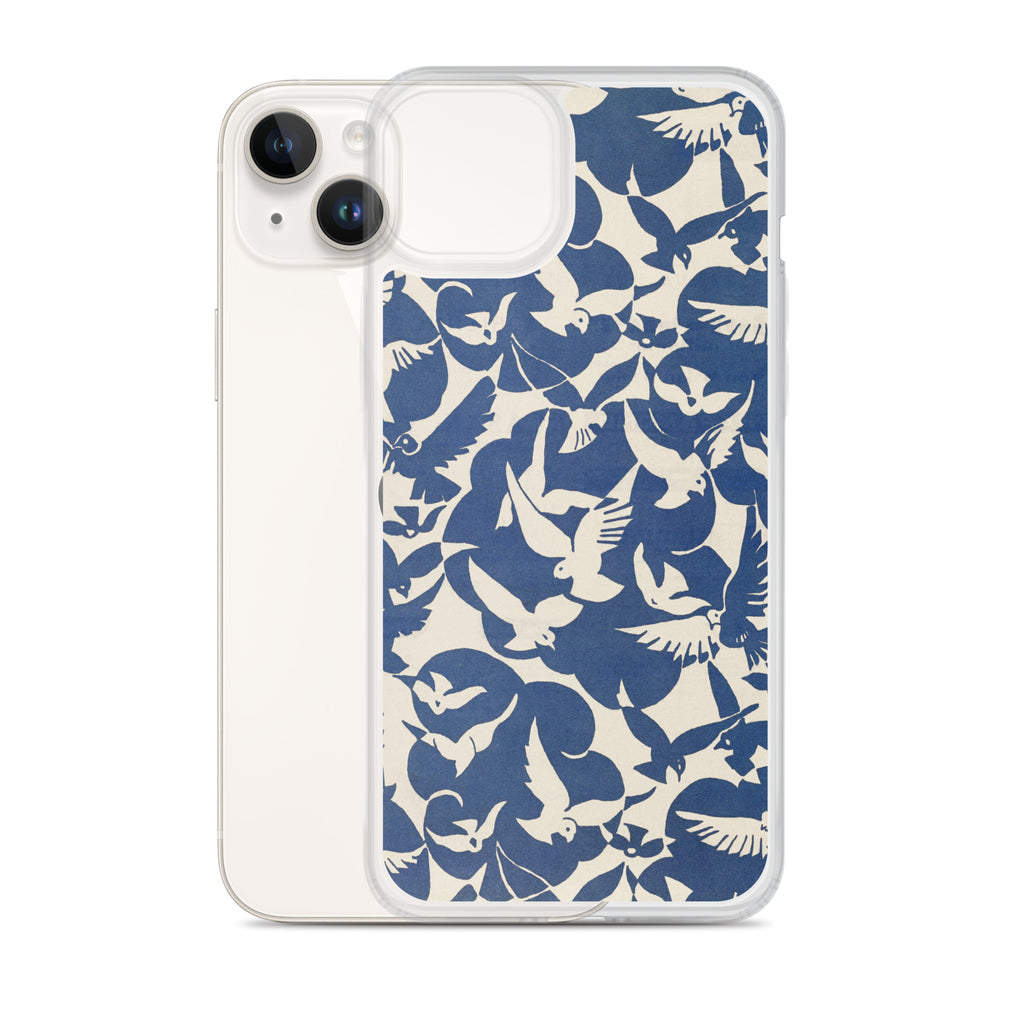 Accessories    Clear Case for iPhone® - Pigeons in White and Blue from Rijksmuseum -  The Culturalife