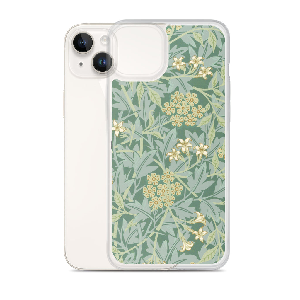 Accessories    Clear Case for iPhone®  - Jasmine Pattern by William Morris -  The Culturalife