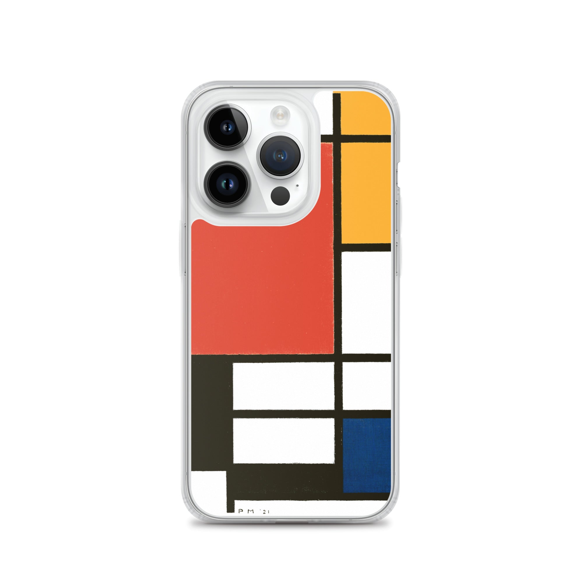 Accessories    Clear Case for iPhone® - Composition with Red, Yellow, Blue, and Black by Piet Mondrian -  The Culturalife