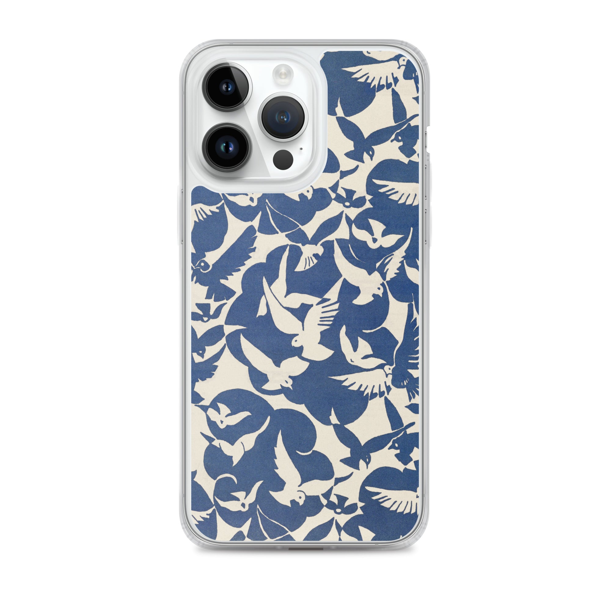 Accessories    Clear Case for iPhone® - Pigeons in White and Blue from Rijksmuseum -  The Culturalife