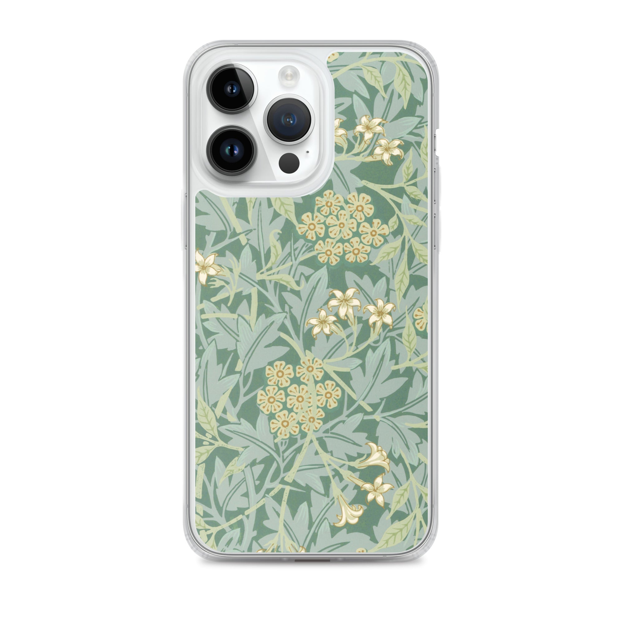 Accessories    Clear Case for iPhone®  - Jasmine Pattern by William Morris -  The Culturalife