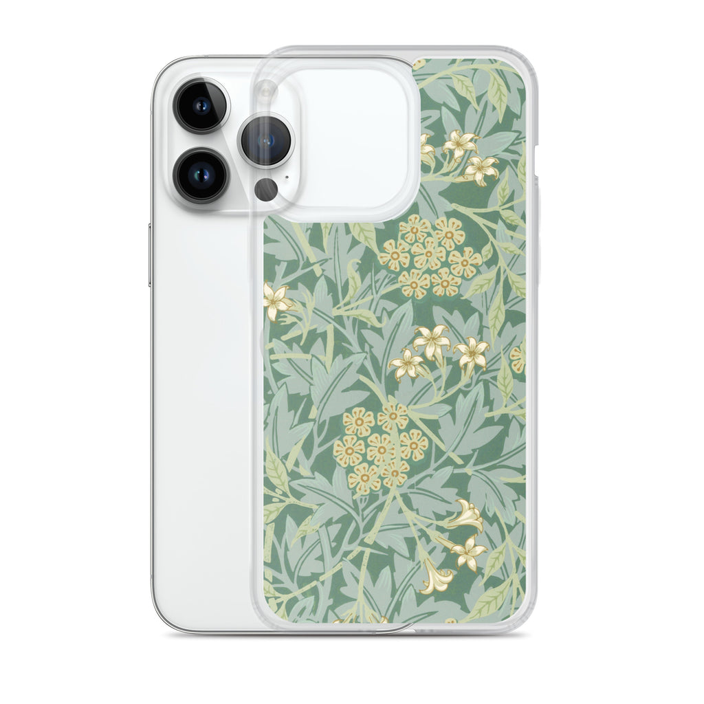 Accessories    Clear Case for iPhone®  - Jasmine Pattern by William Morris -  The Culturalife