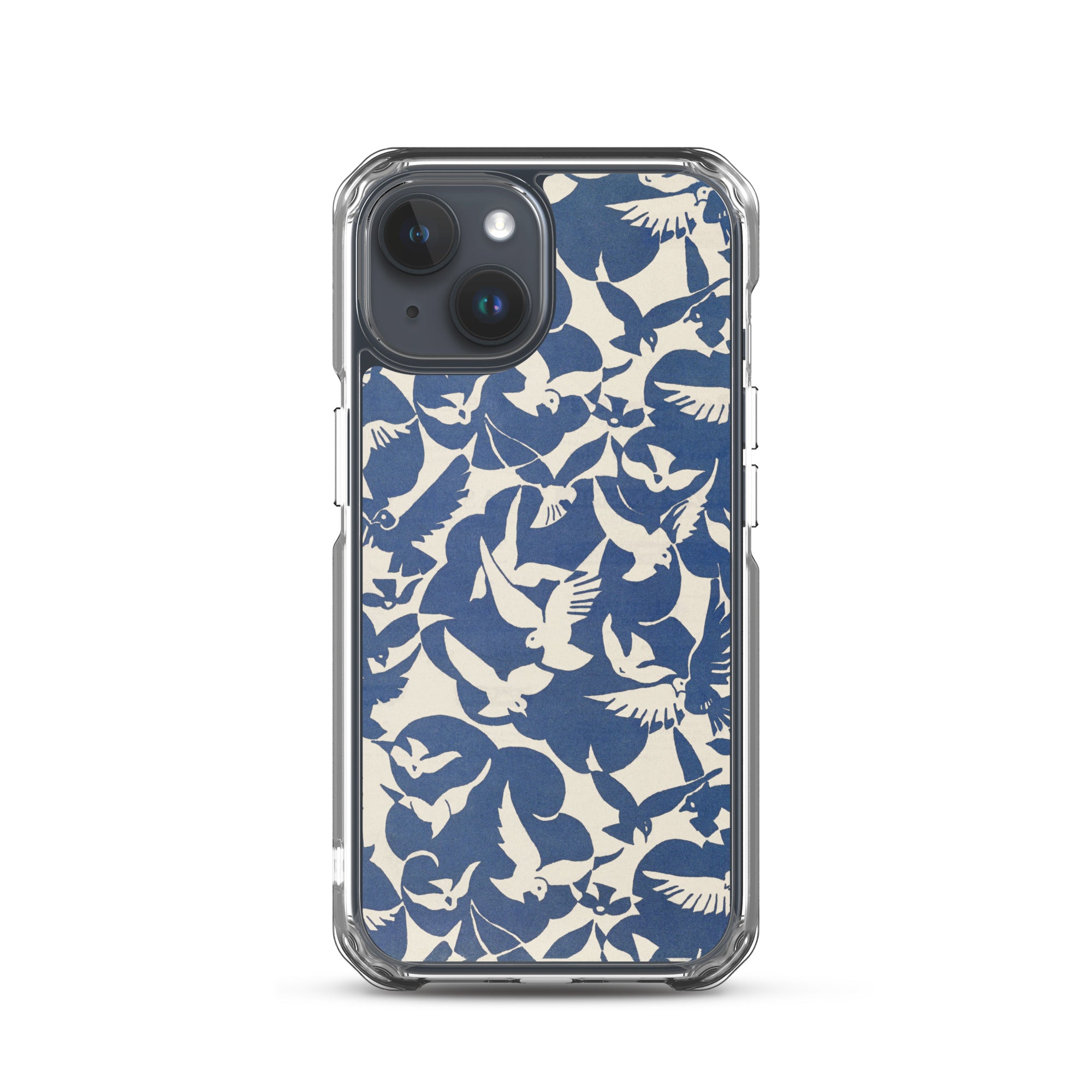 Accessories    Clear Case for iPhone® - Pigeons in White and Blue from Rijksmuseum -  The Culturalife