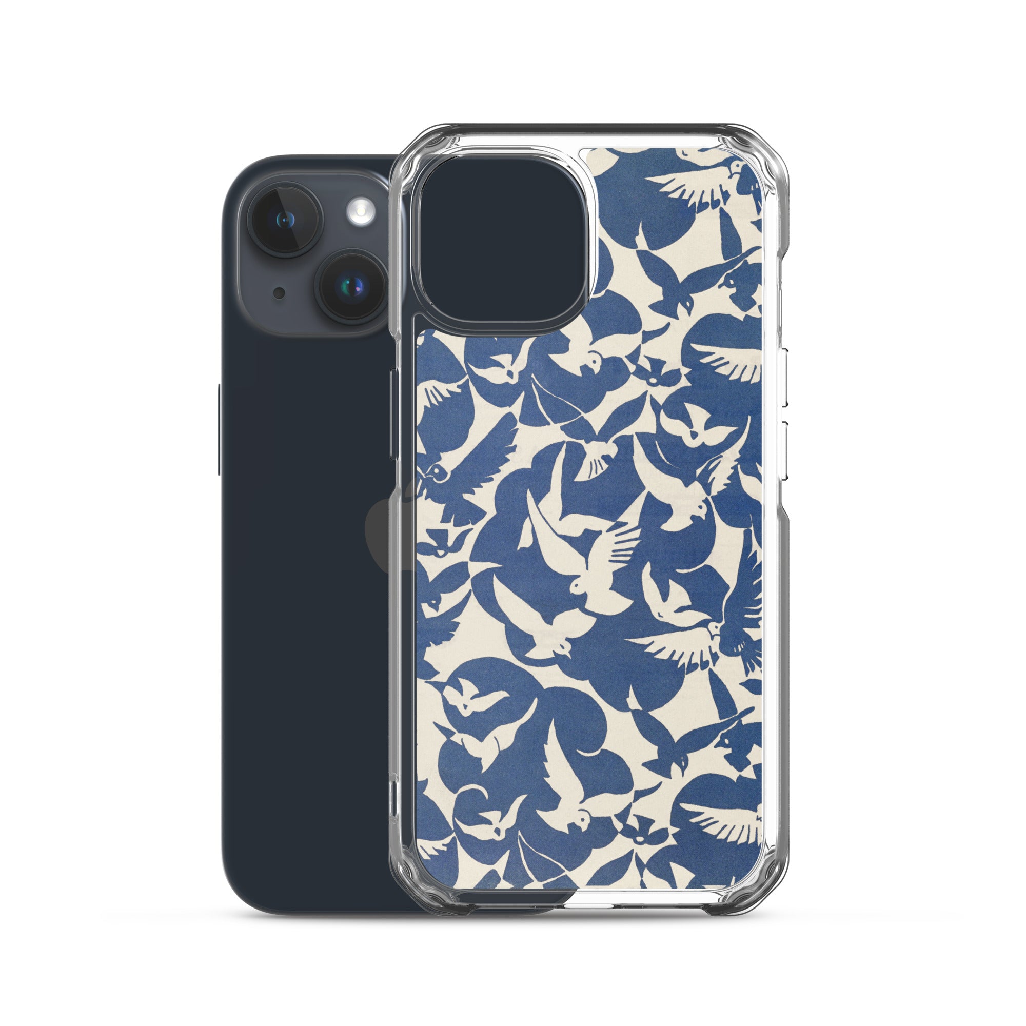 Accessories    Clear Case for iPhone® - Pigeons in White and Blue from Rijksmuseum -  The Culturalife