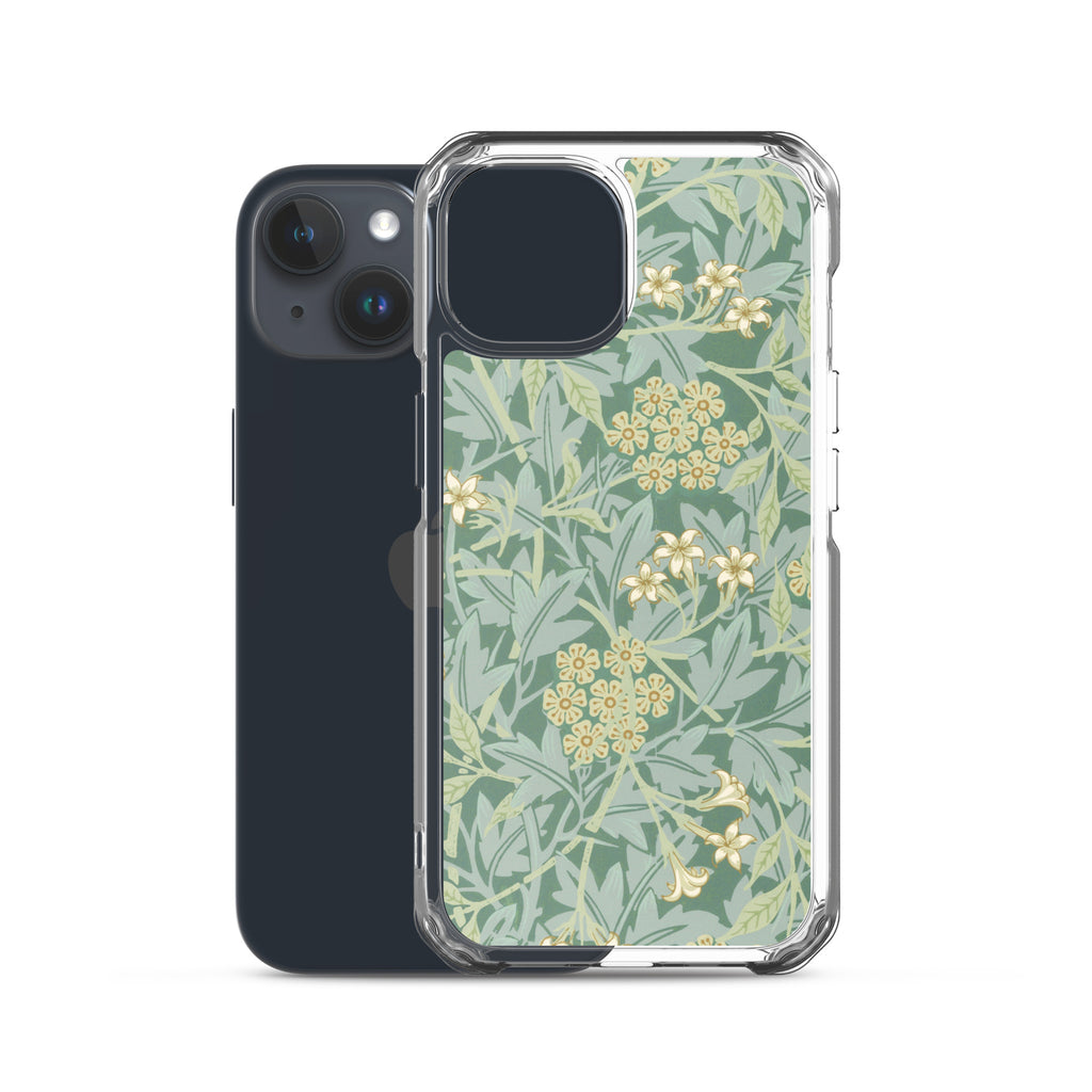 Accessories    Clear Case for iPhone®  - Jasmine Pattern by William Morris -  The Culturalife