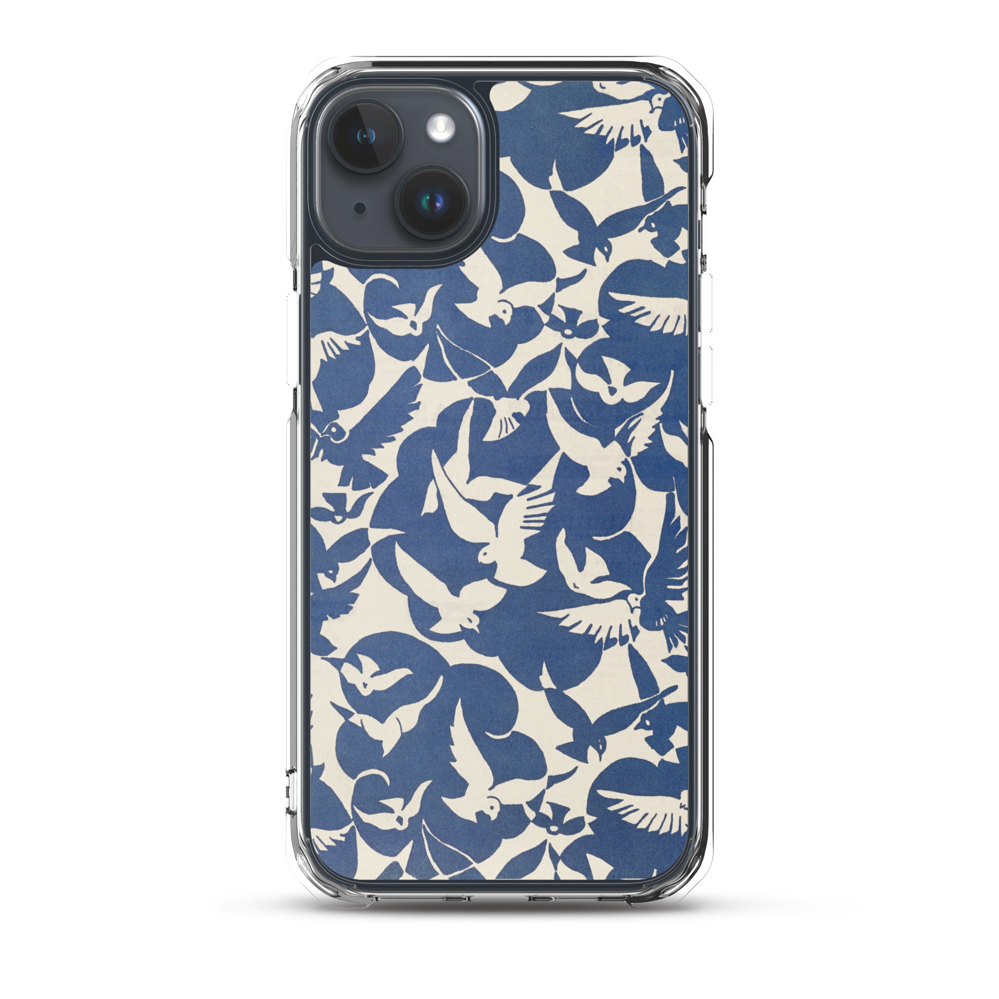 Accessories    Clear Case for iPhone® - Pigeons in White and Blue from Rijksmuseum -  The Culturalife