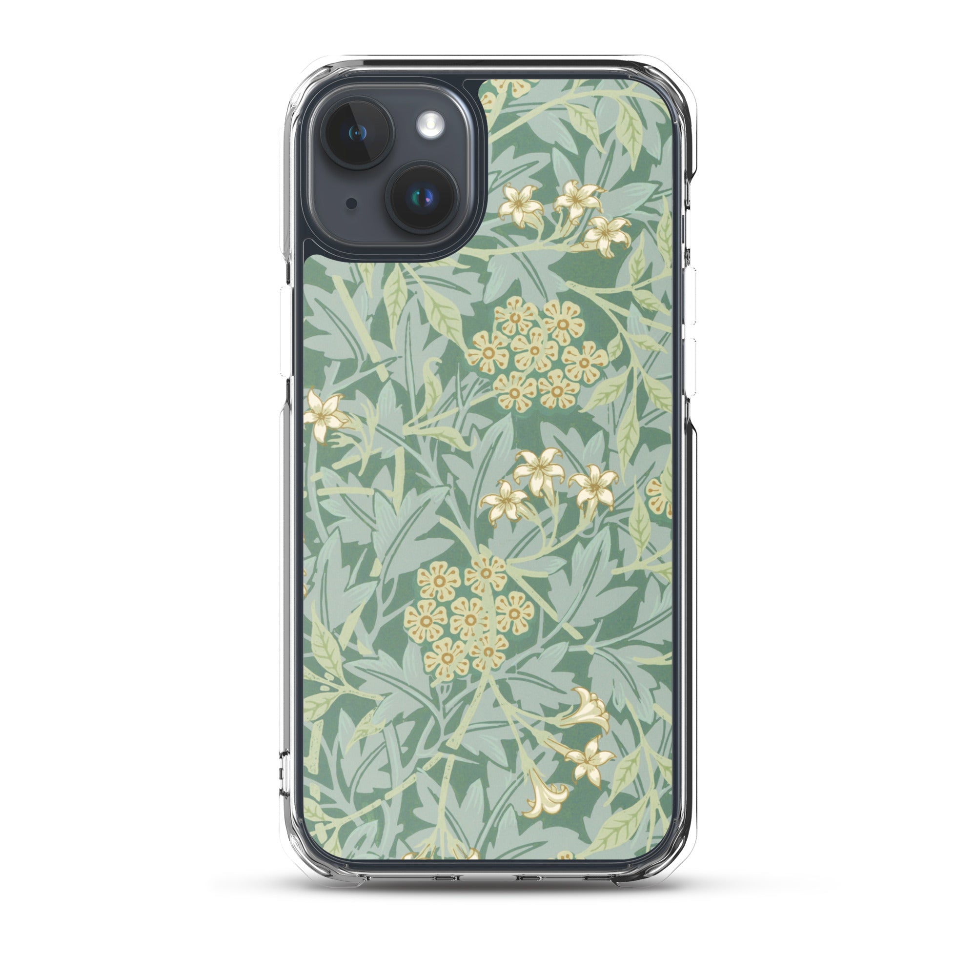 Accessories    Clear Case for iPhone®  - Jasmine Pattern by William Morris -  The Culturalife