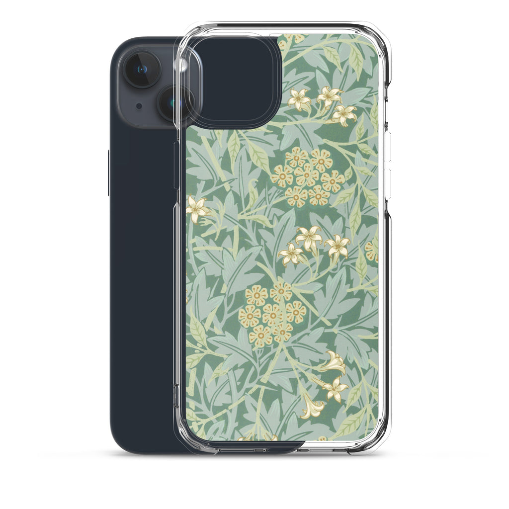 Accessories    Clear Case for iPhone®  - Jasmine Pattern by William Morris -  The Culturalife