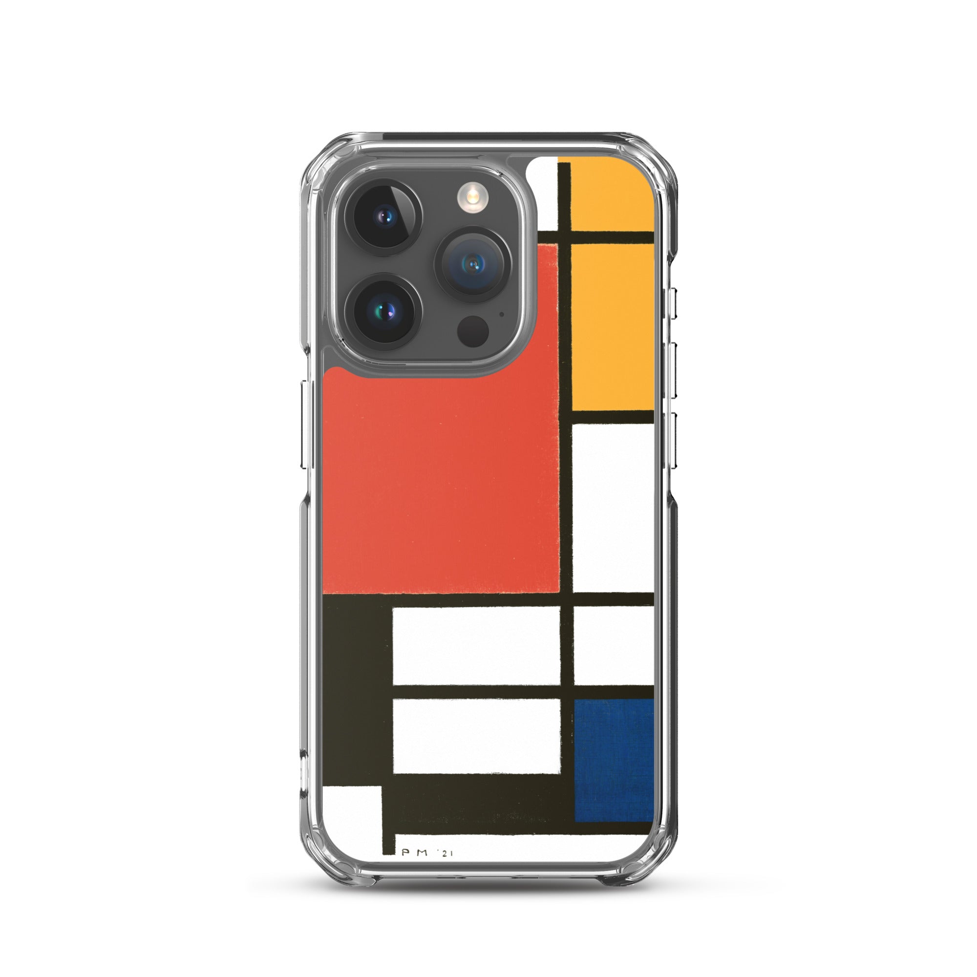 Accessories    Clear Case for iPhone® - Composition with Red, Yellow, Blue, and Black by Piet Mondrian -  The Culturalife