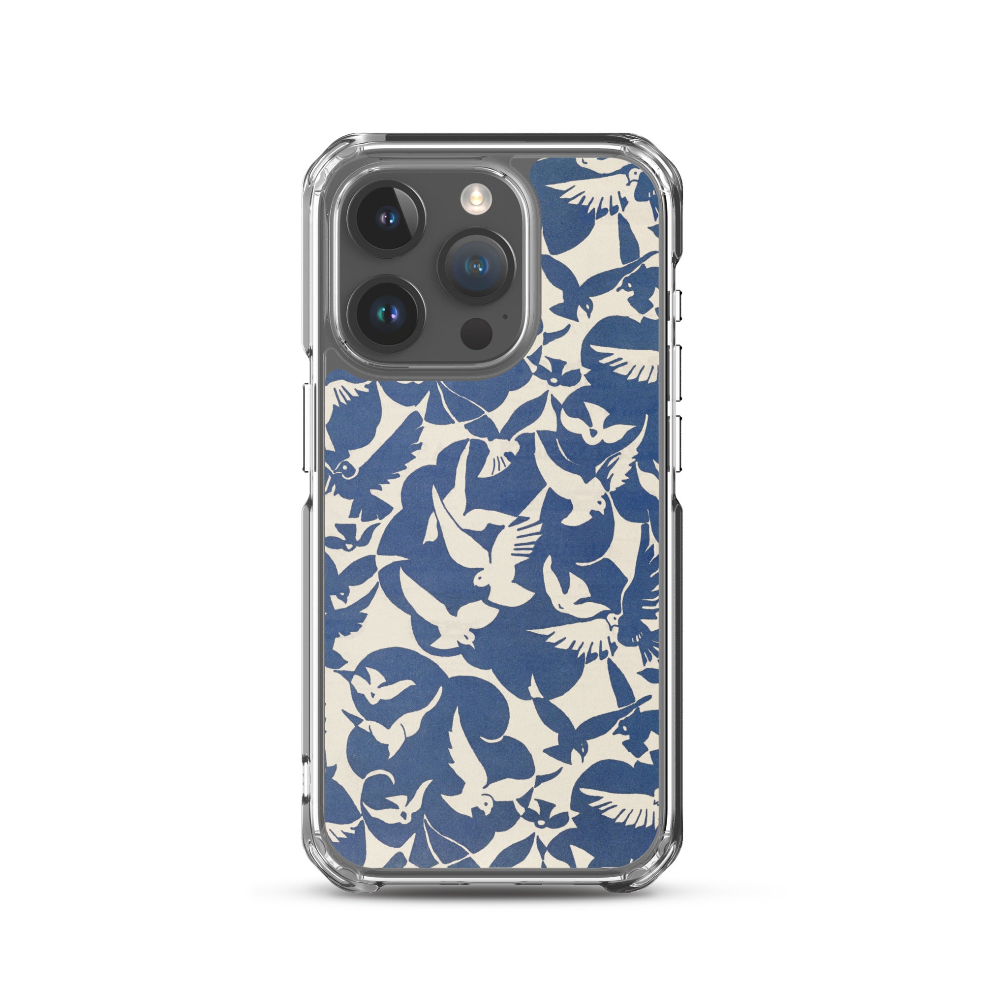 Accessories    Clear Case for iPhone® - Pigeons in White and Blue from Rijksmuseum -  The Culturalife