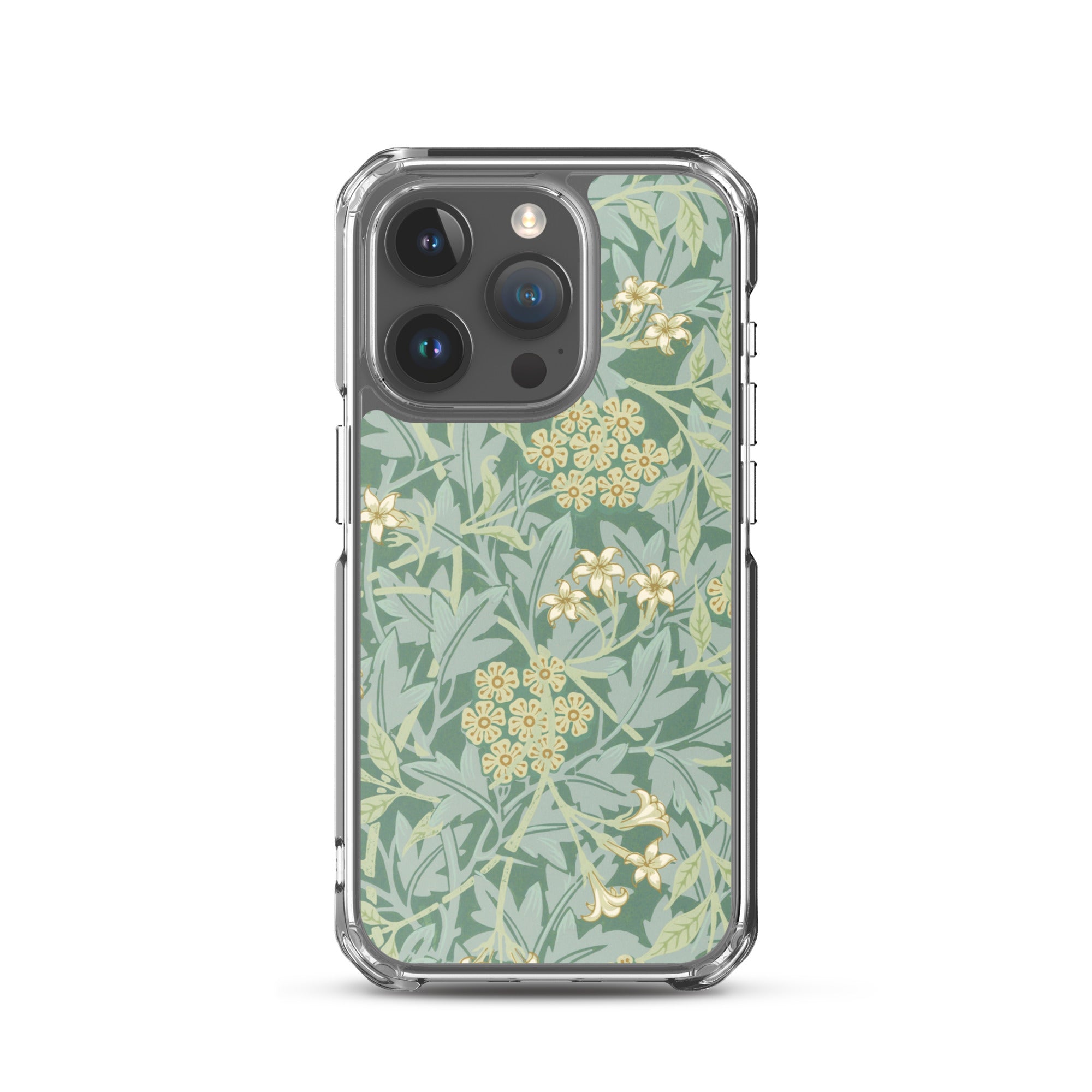 Accessories    Clear Case for iPhone®  - Jasmine Pattern by William Morris -  The Culturalife