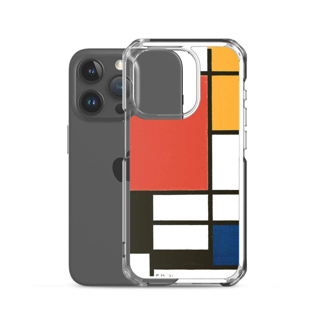 Accessories    Clear Case for iPhone® - Composition with Red, Yellow, Blue, and Black by Piet Mondrian -  The Culturalife