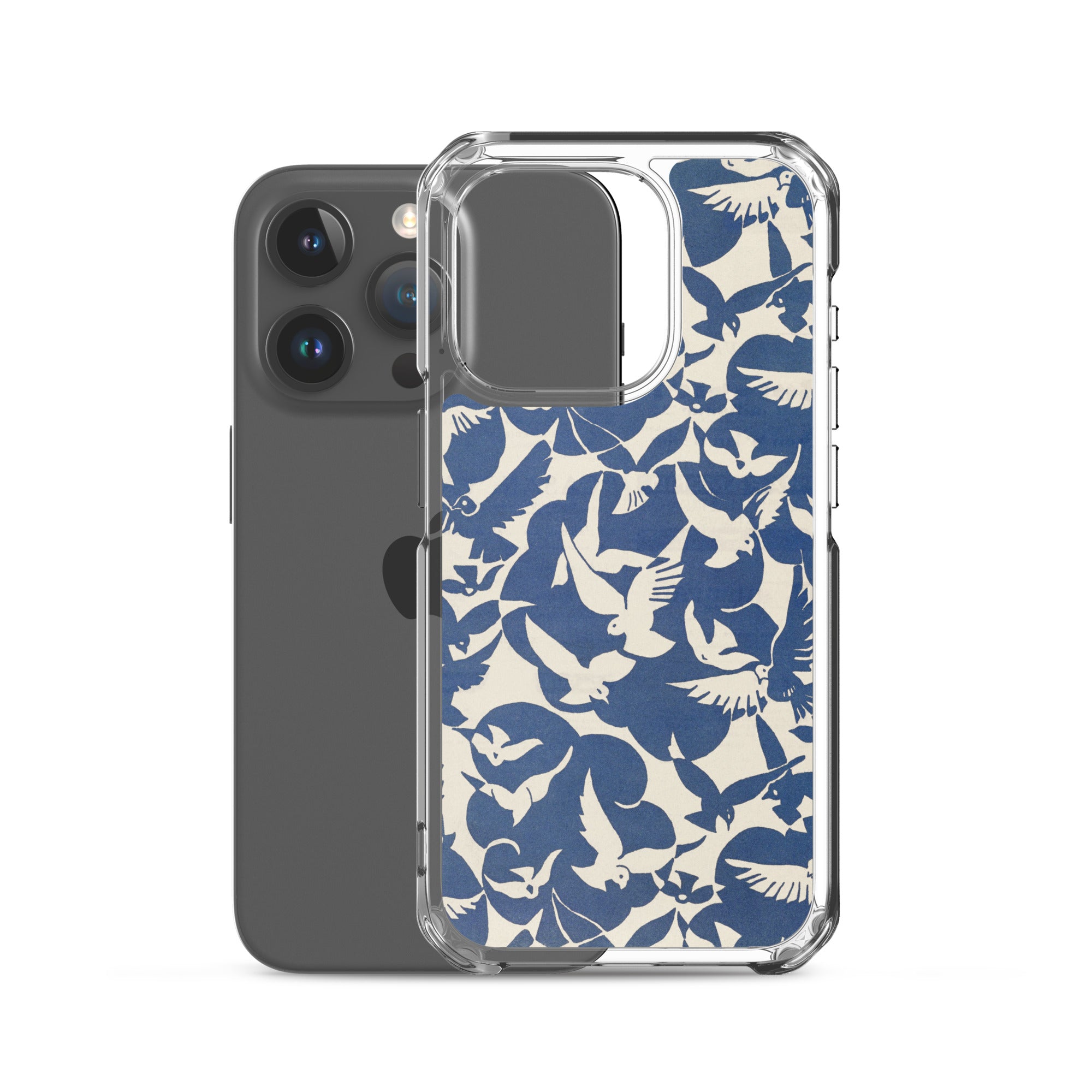 Accessories    Clear Case for iPhone® - Pigeons in White and Blue from Rijksmuseum -  The Culturalife