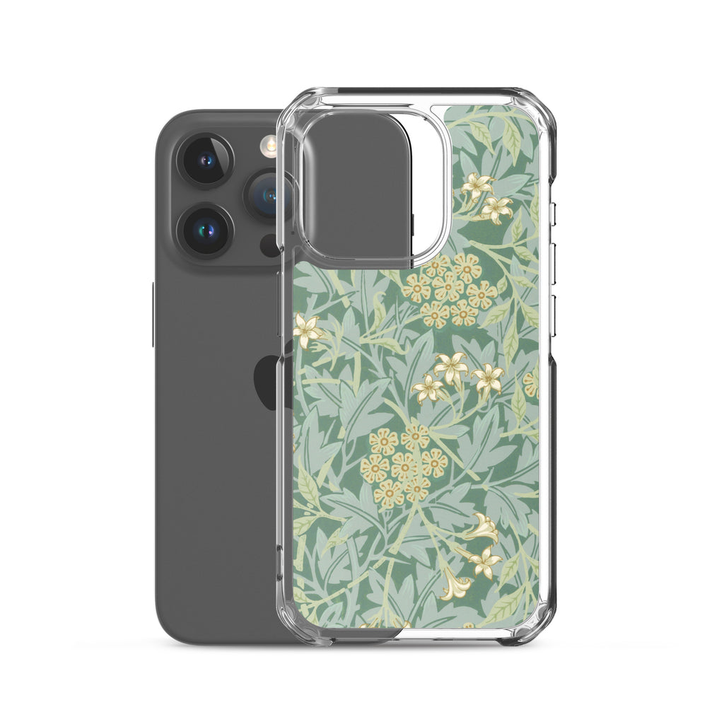 Accessories    Clear Case for iPhone®  - Jasmine Pattern by William Morris -  The Culturalife