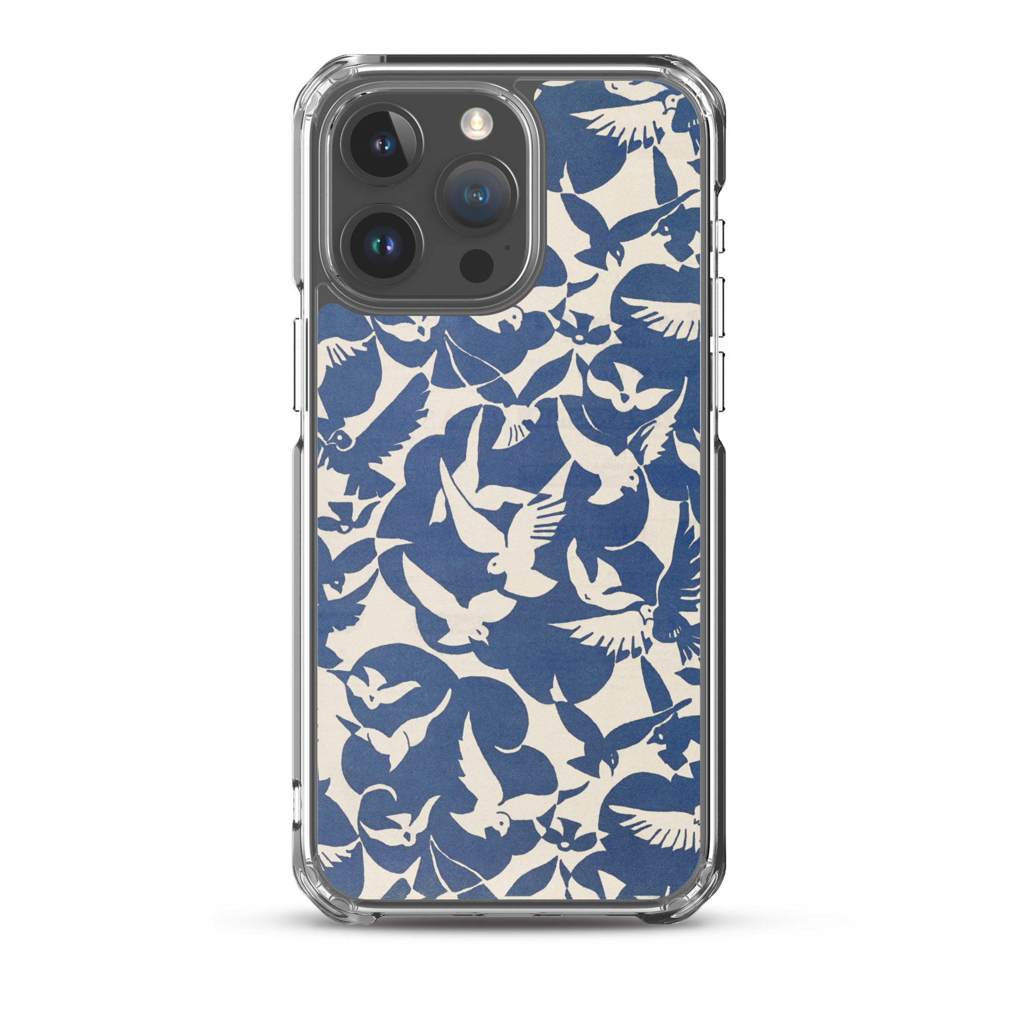 Accessories    Clear Case for iPhone® - Pigeons in White and Blue from Rijksmuseum -  The Culturalife