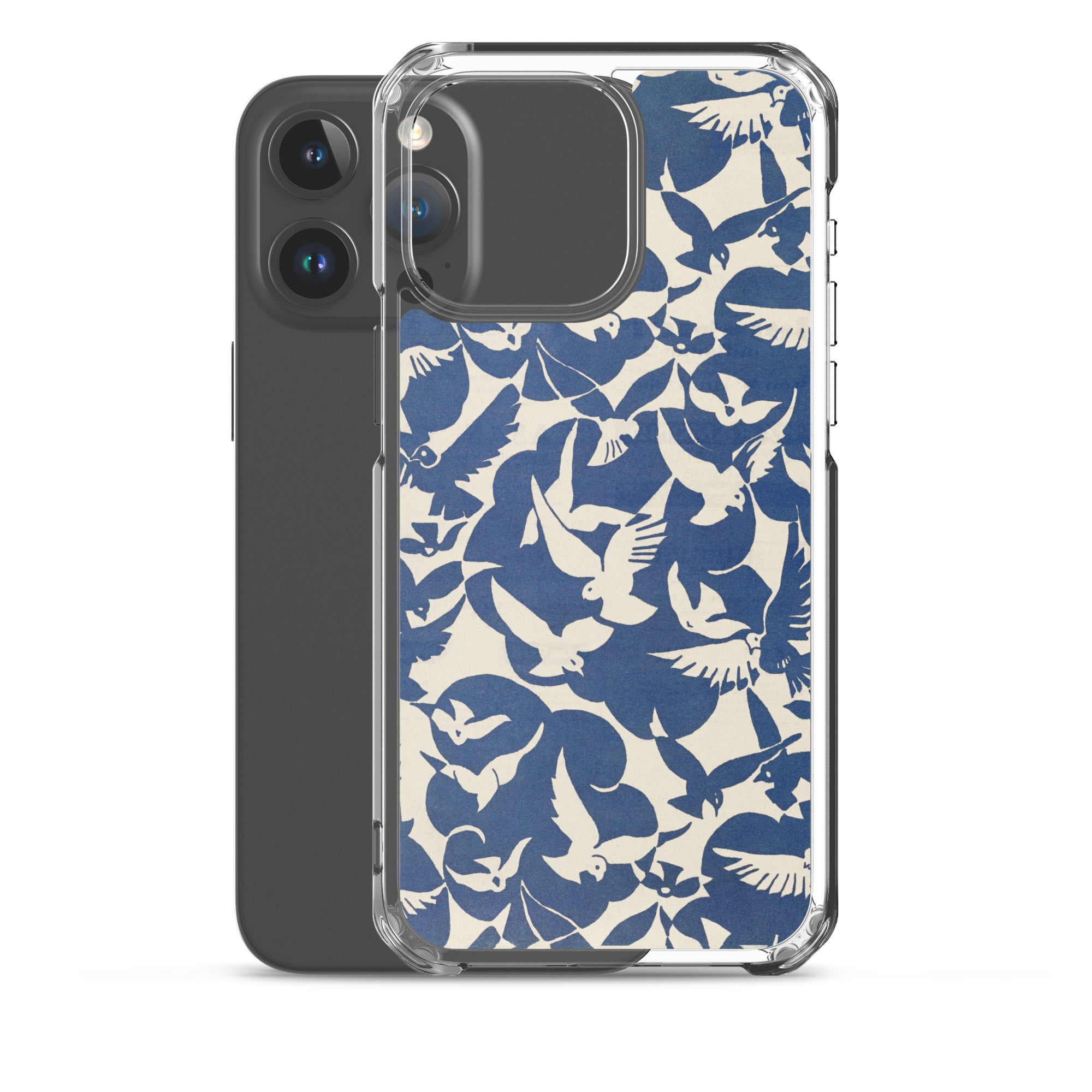 Accessories    Clear Case for iPhone® - Pigeons in White and Blue from Rijksmuseum -  The Culturalife