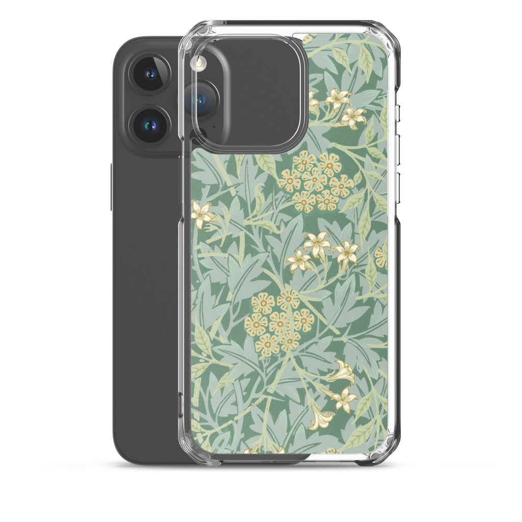 Accessories    Clear Case for iPhone®  - Jasmine Pattern by William Morris -  The Culturalife